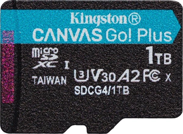 Kingston 1Tt microSDXC Canvas Go! Plus Gen4 minneskort