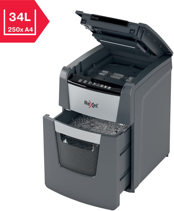 Rexel Optimum 100X automatisk papirklipper, P4