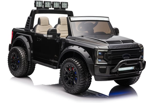Ford Duty F450 -elbil, svart