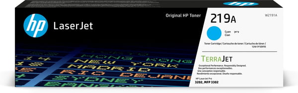 HP 219A -tonerkassett, cyan