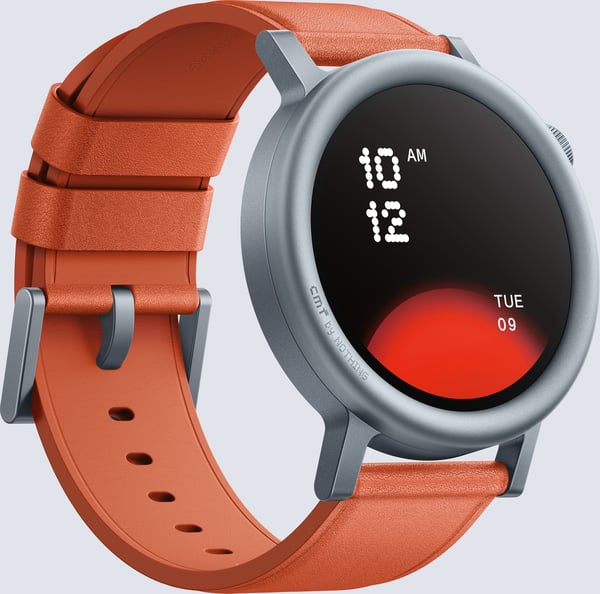 CMF by Nothing Watch Pro 2 - smartklocka, orange läderarmband