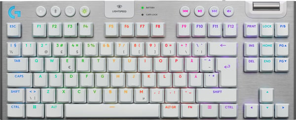 Logitech G915 X LIGHTSPEED TKL -low profile gaming keyboard, Tactile switches, vit