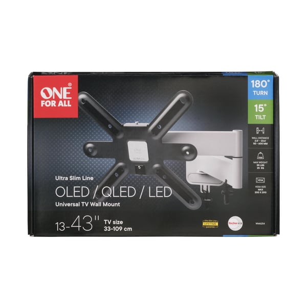 One For All WM6254 väggfäste för 13-43” TV