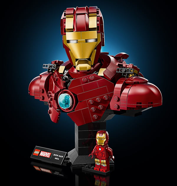 LEGO Super Heroes Marvel 76327 Iron Man MK4 bröstbild