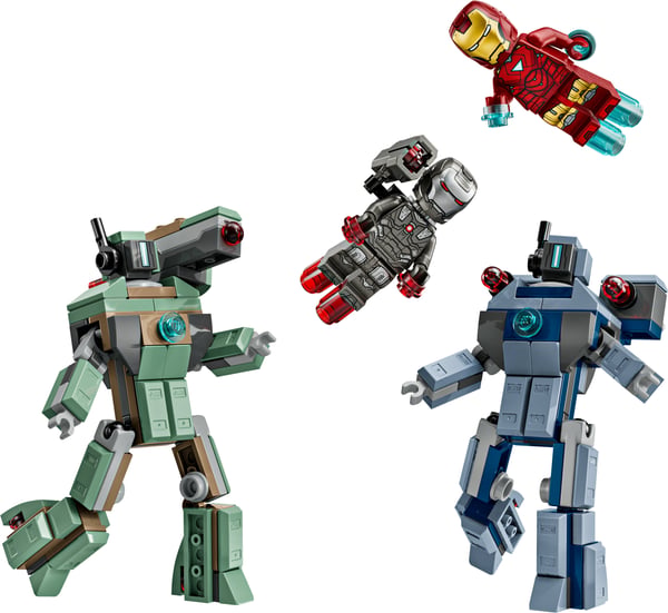 LEGO Marvel 76320 - Iron Man och War Machine mot Hammer-dronerna