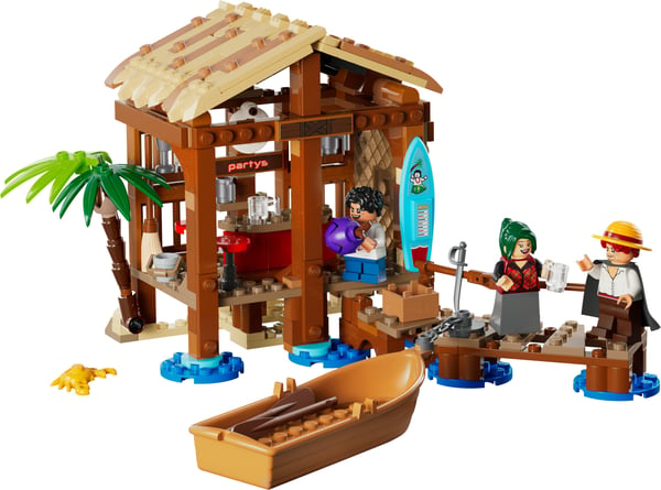 LEGO ONE PIECE 75636 Vindsnurrefiska bysstuga