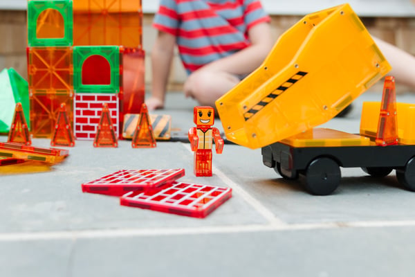 MAGNA-TILES® Builder XL magnetbyggsats, 50 delar