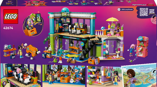 LEGO Friends 42674 - Serietidnings- och spelbutik