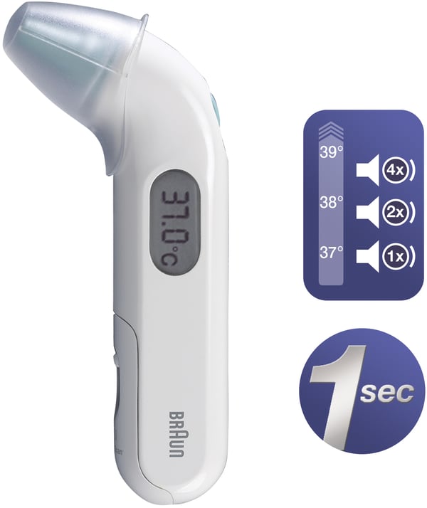 Braun IRT3030WE - øretermometer