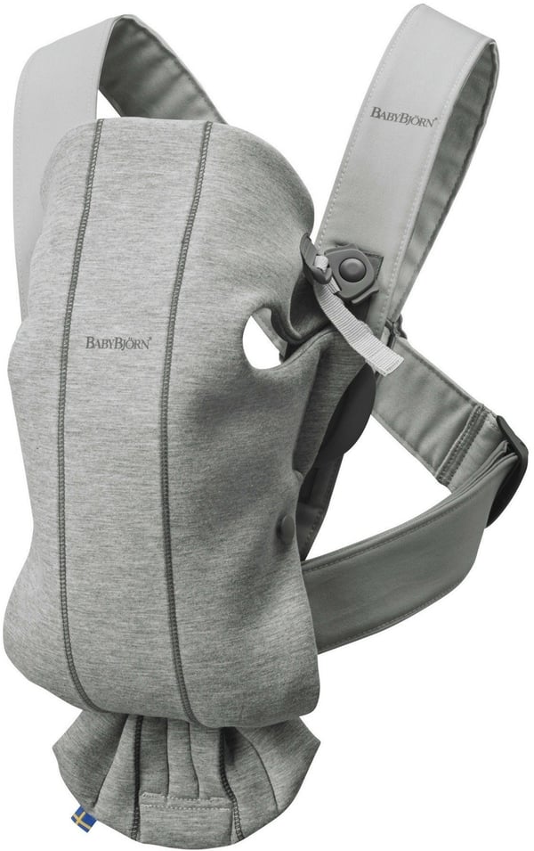 BabyBjörn Mini 3D Jersey bärsele, Ljusgrå