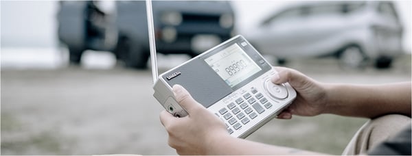 Sangean ATS-909 X2 - verdensradio, hvid