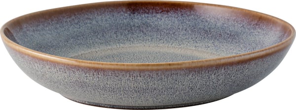 Villeroy & Boch Lave Beige -skål, platt, 22 cm