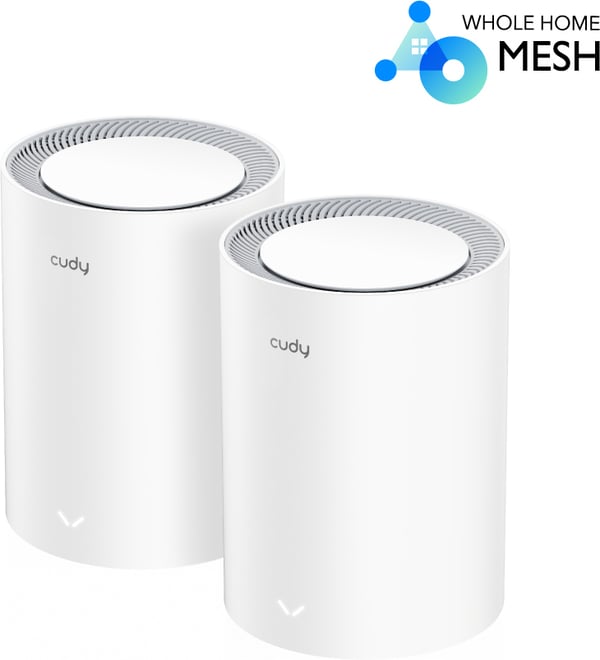Cudy M3000 WiFi 6 -Mesh-system, 2-pack