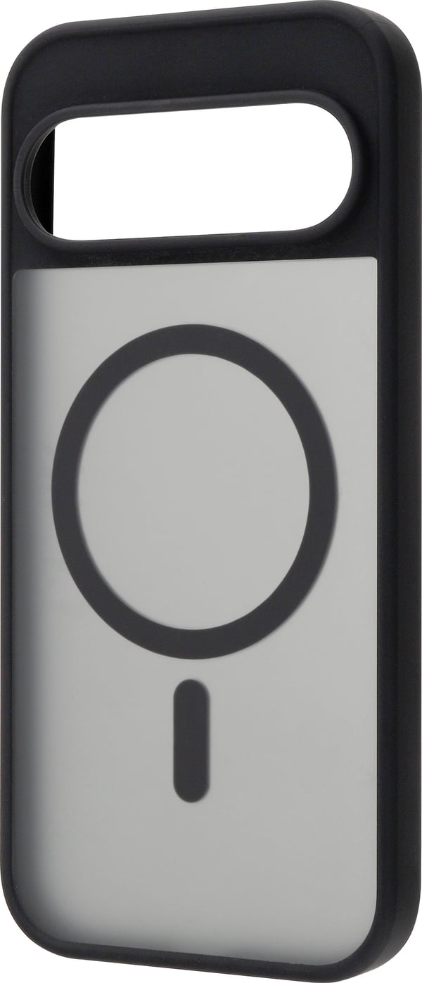 FoneKit Magnetisk Soft Touch-skyddsfodral, Google Pixel 9, svart/grå