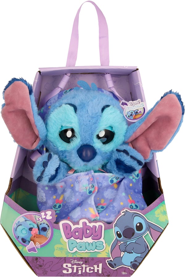 Baby Paws Stitch interaktivt krammedyr