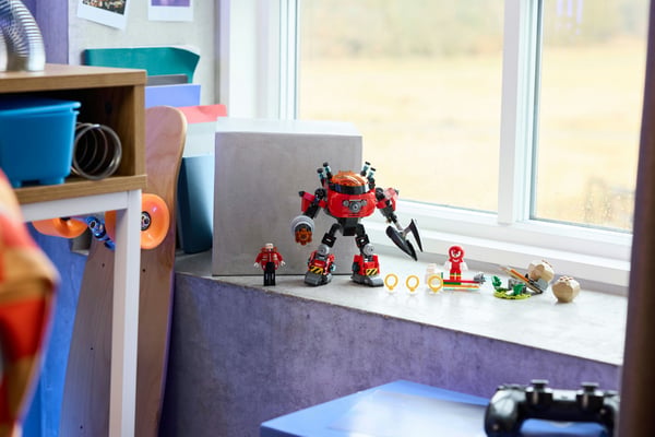 LEGO Sonic the Hedgehog 77005 - Knuckles mot Dr. Eggman och Egg Crusher-roboten