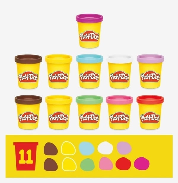 PLAY-DOH Superfyllningstårta, modellera vaxset