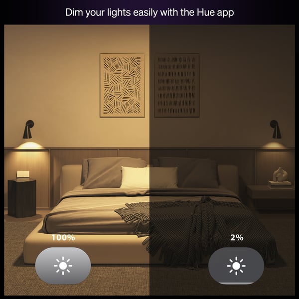 Philips Hue Essential smartlampa, Vit och färgad belysning, GU10, 345 lm
