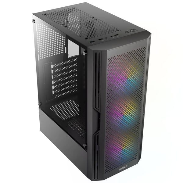 Antec AX20 ATX-fodral med fönster, svart