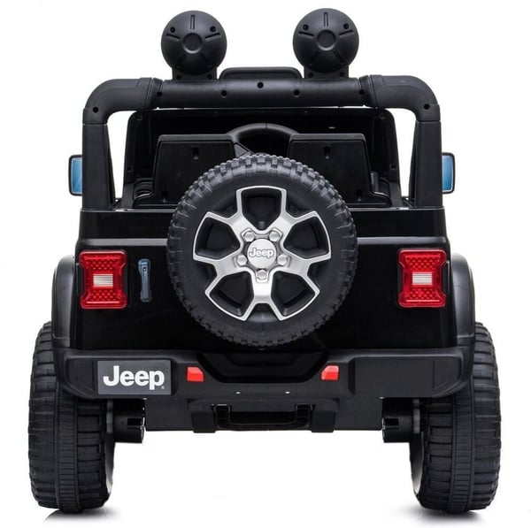 Jeep Wrangler Rubicon 12V -elbil, svart