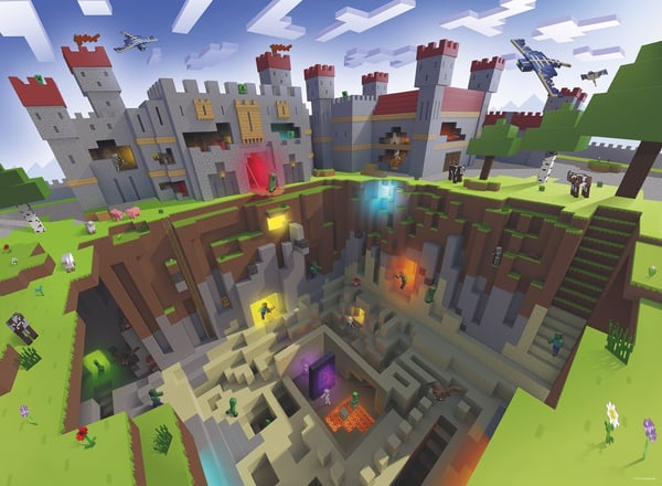 Minecraft Cutaway-pussel, 300 bitar