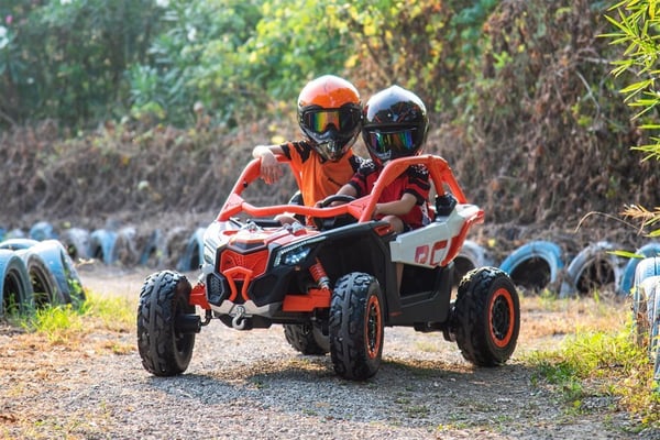 Can-Am Marverick UTV -barn elektrisk fyrhjuling, orange