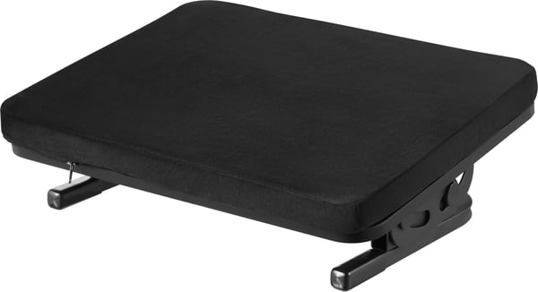 ErgoWork Footrest Pro - ergonomisk fotstöd, svart