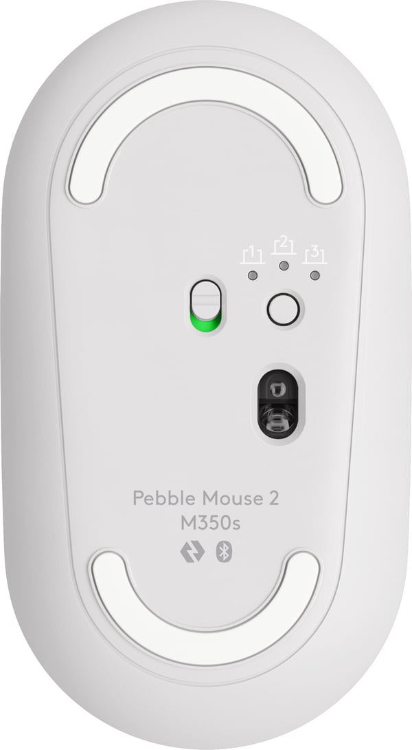 Logitech Pebble 2 M350s -trådlös mus, vit