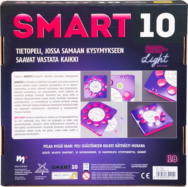 Smart10 Red Light Edition - frågespel