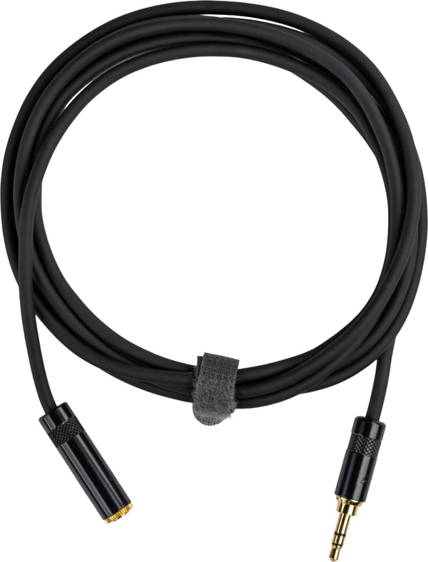 Fuj:tech 3,5 mm TRS hane – 3,5 mm TRS hona förlängningskabel, 3 m, svart