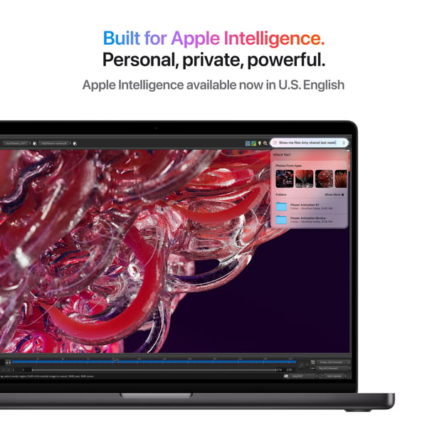 Apple MacBook Pro 16" M4 Pro 24 GB, 512 GB 2024 - bärbar, stjärnsvart (MX2X3)