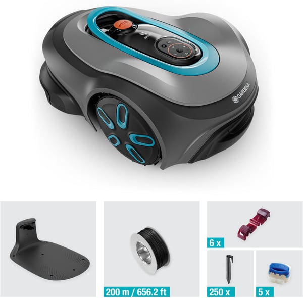Gardena smart Sileno Max 1000 DuoConnect robotgräsklippare + installationsmaterial