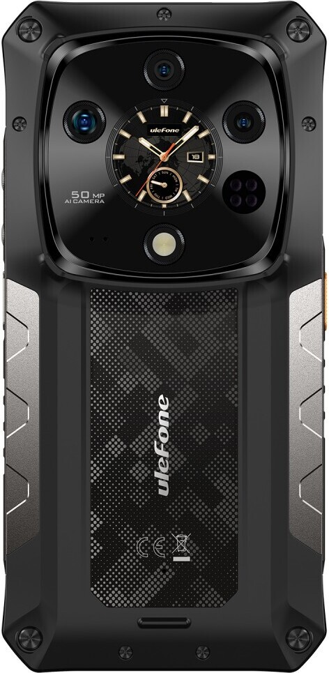 Ulefone Armor 28 Ultra-telefon, 1 TB/16 GB, svart