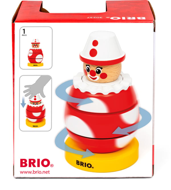 BRIO Snurrande Clown