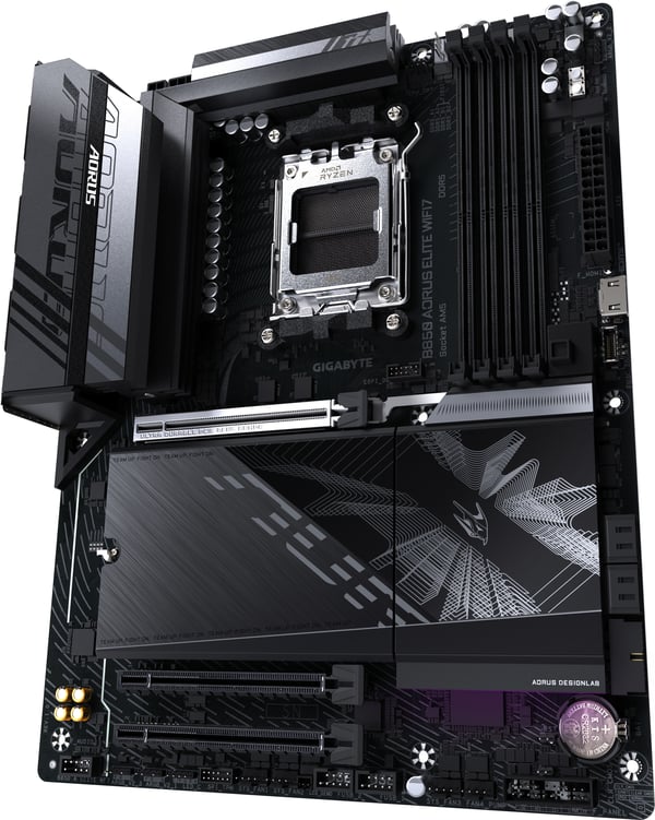 Gigabyte B850 Aorus Elite WiFi 7 ATX-moderkort, AM5