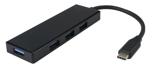 Fuj:tech USB-C-hubb, 4 portar