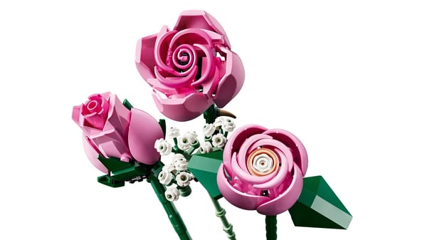 LEGO Botanicals 10374 Ljusrosa Rosbukett