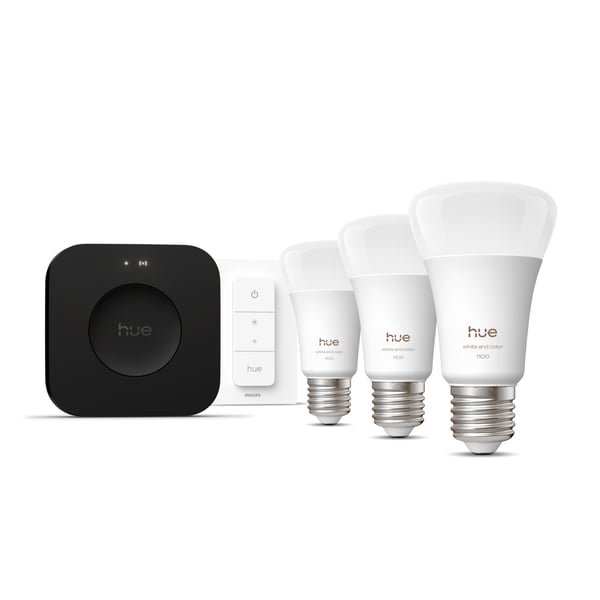 Philips Hue Startpaket, White and Color Ambiance, E27