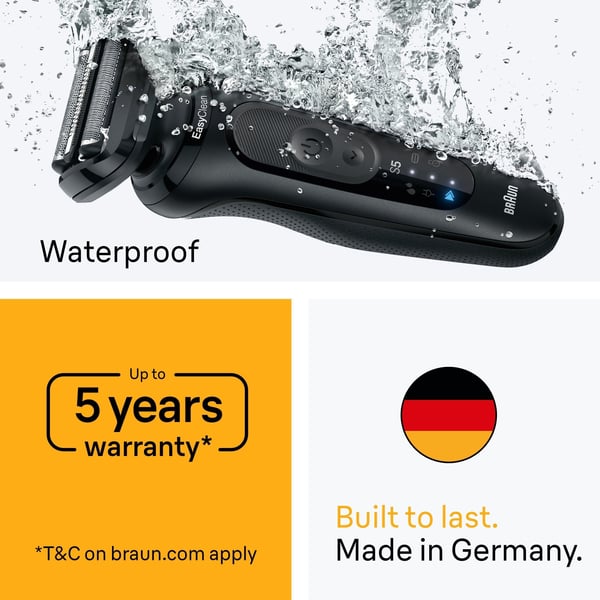 Braun Series 5, 52-N7200CC Wet&Dry -rakapparat med SmartCare-station