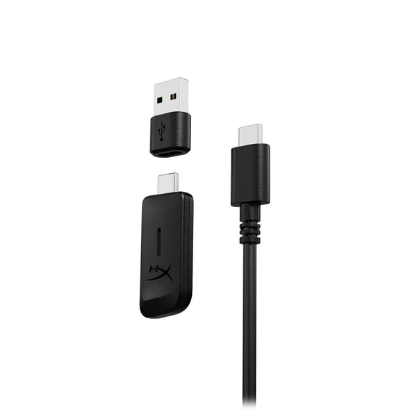 HyperX Cloud III S trådlösa spelhörlurar, svart/röd