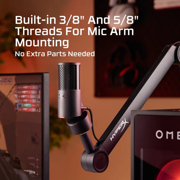 HyperX Solocast 2 USB-mikrofon, svart