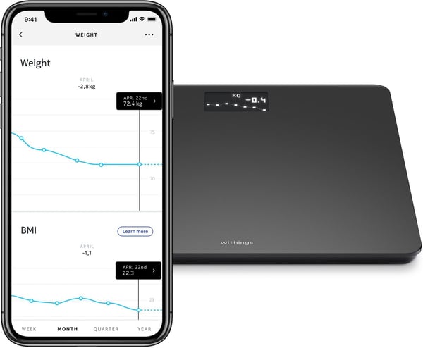 Withings Body -personvåg, svart