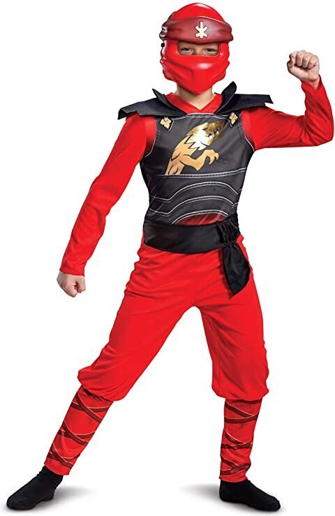 LEGO Ninjago Kai -kostume, størrelse M, 127-136 cm