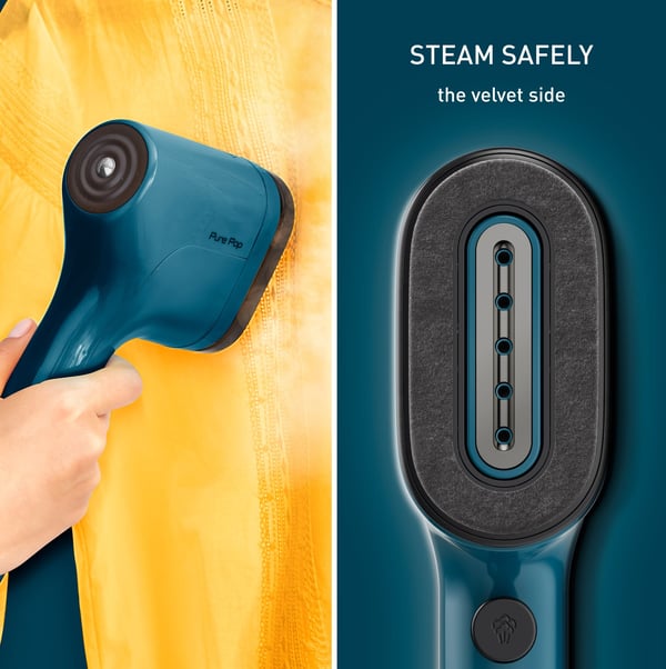 Tefal Pure Pop -tekstiilihöyrystin sininen
