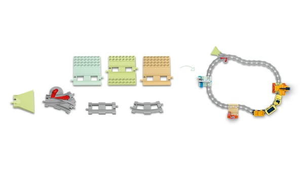 LEGO DUPLO By 10428 – Stor interaktiv lokal tog