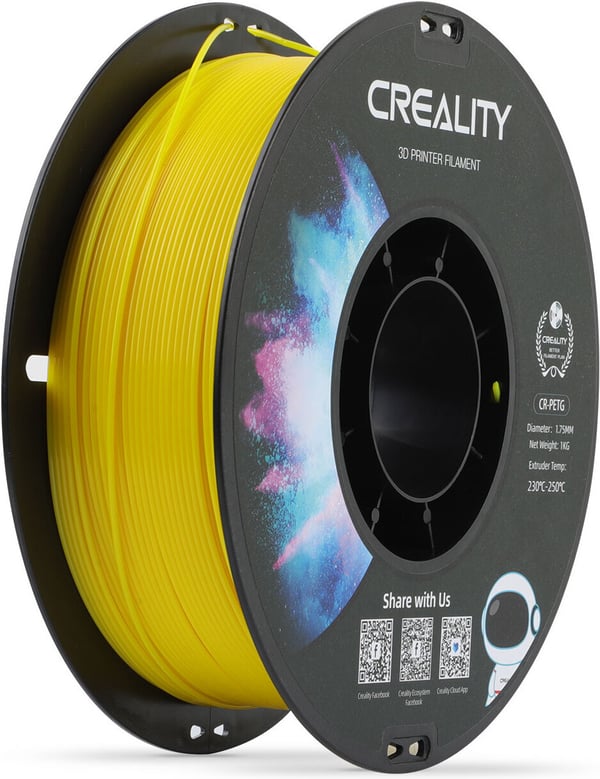 Creality CR-PETG filament 3D-skrivare, 1,75 mm, gul