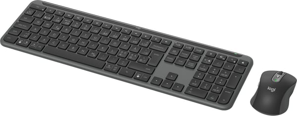 Logitech MK950 Signature Slim -näppäimistö ja hiiri, harmaa