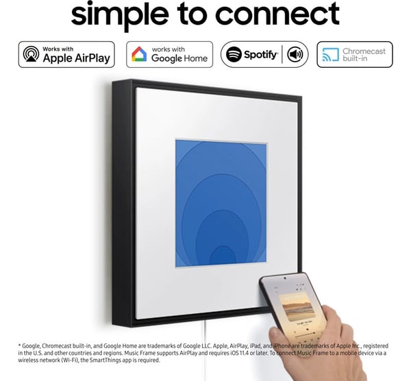 Samsung Music Frame HW-LS60D 2.0 langaton kaiutin / kuvakehys