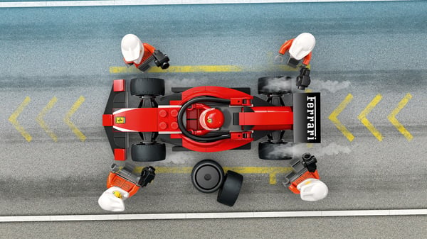 LEGO City 60443 – F1-boxstop og pitcrew samt Ferrari-bil