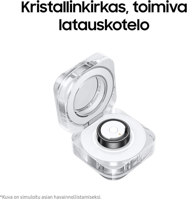 Samsung Galaxy Ring smartring, Titanium Silver, storlek 12